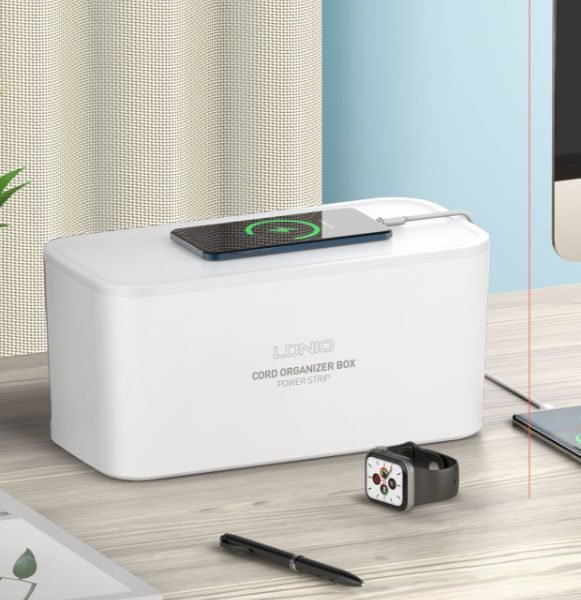 LDNIO Management Power Strip Box SC5309 With 5 Outlets and 3 USB Port